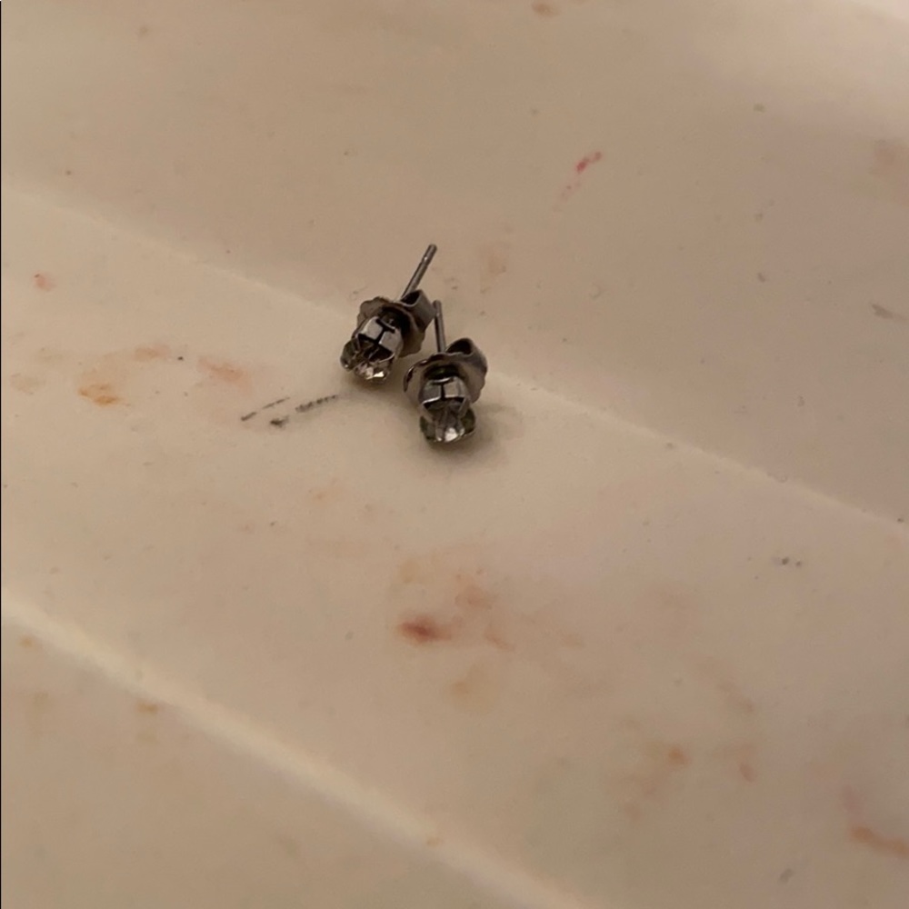 Crystal stud earrings